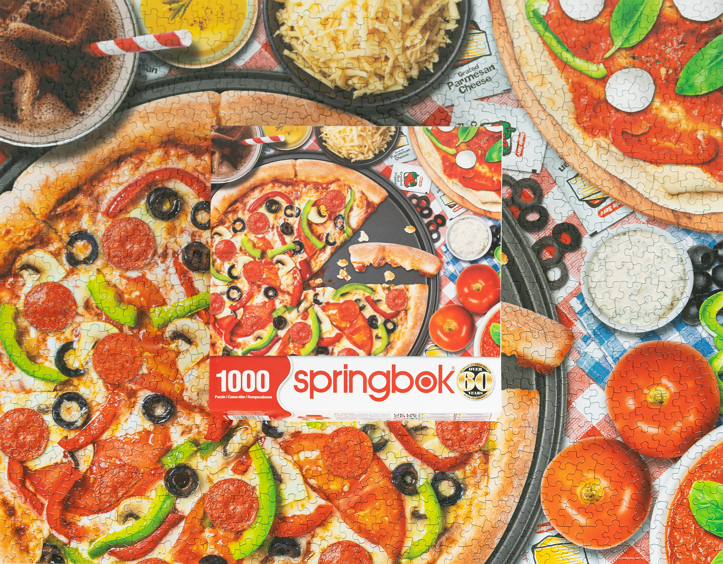 Pizza Night 1000 Piece Jigsaw Puzzle