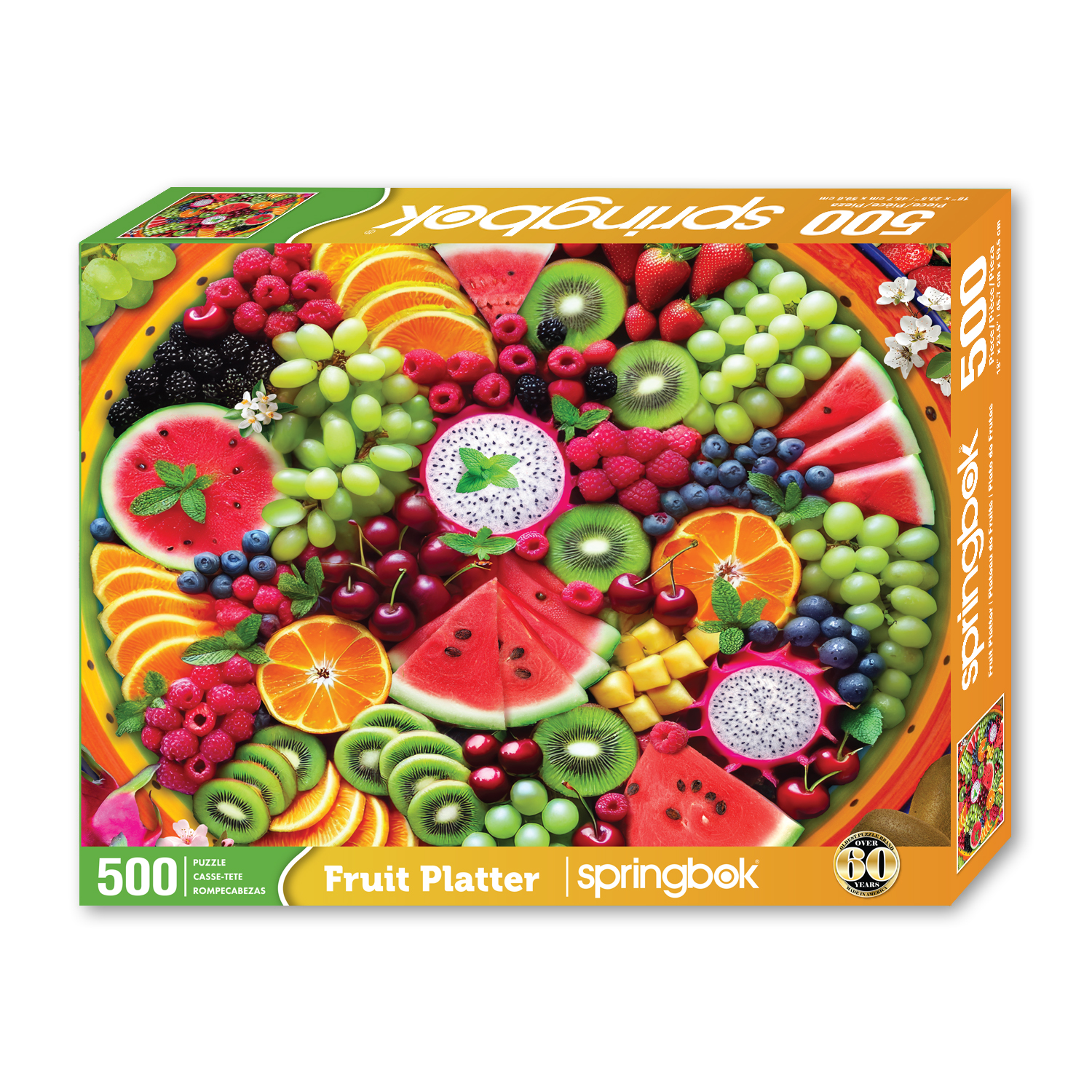 Fruit Platter 500 Piece Jigsaw Puzzle