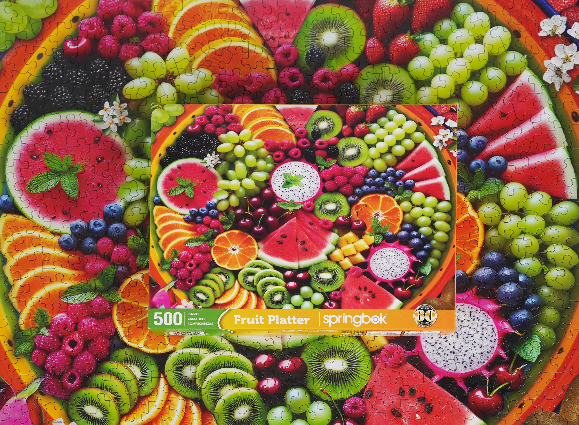ボール art break fruits Fruit Platter 500 Piece Jigsaw Puzzle