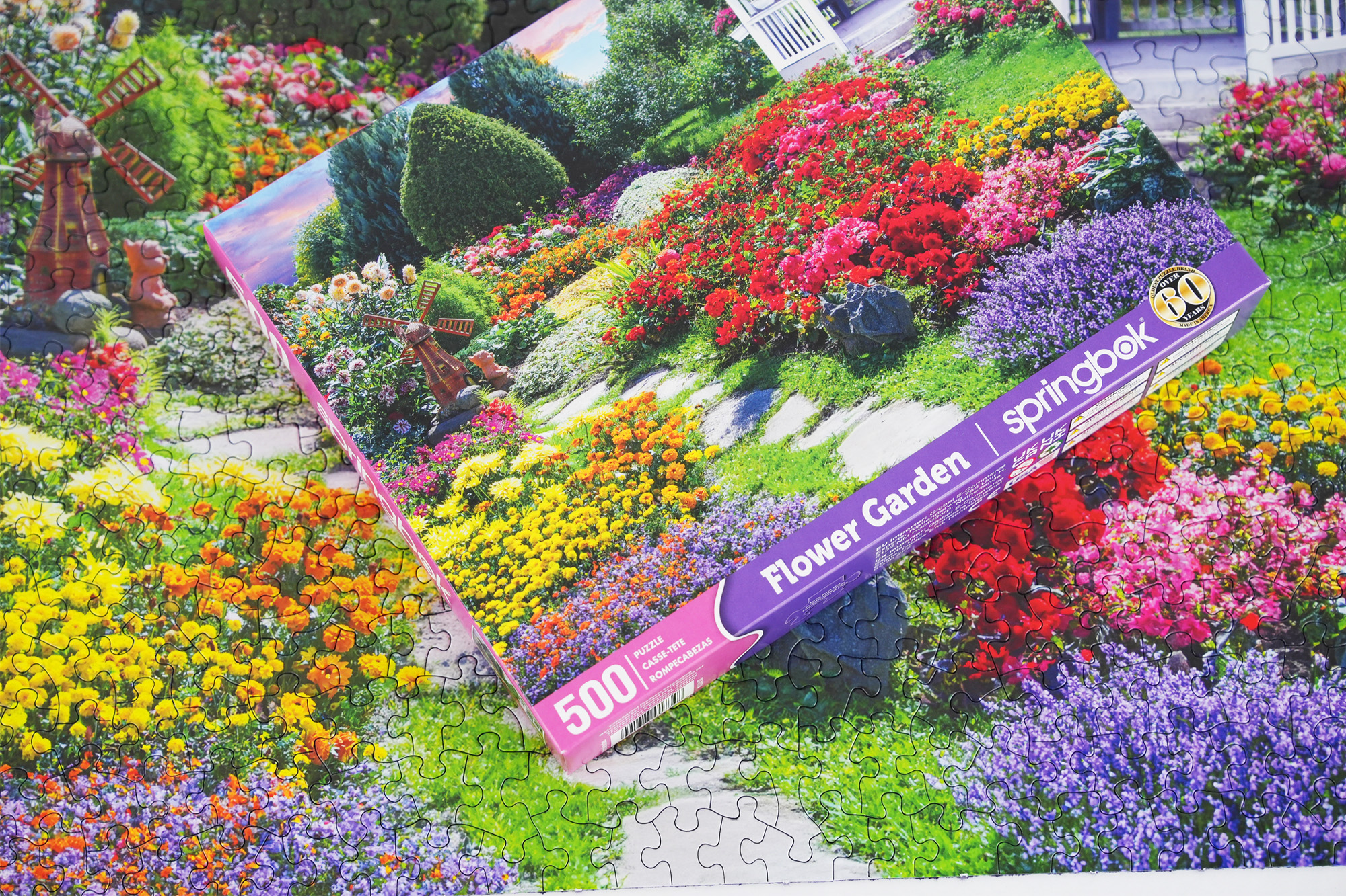 springbok 500ピース ジグソーパズル 美しい庭園　パズル Flower Garden 500 Piece Jigsaw Puzzle