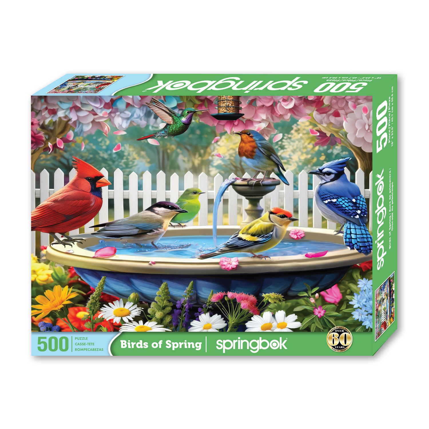 Birds of Spring 500 Piece Jigsaw Puzzle