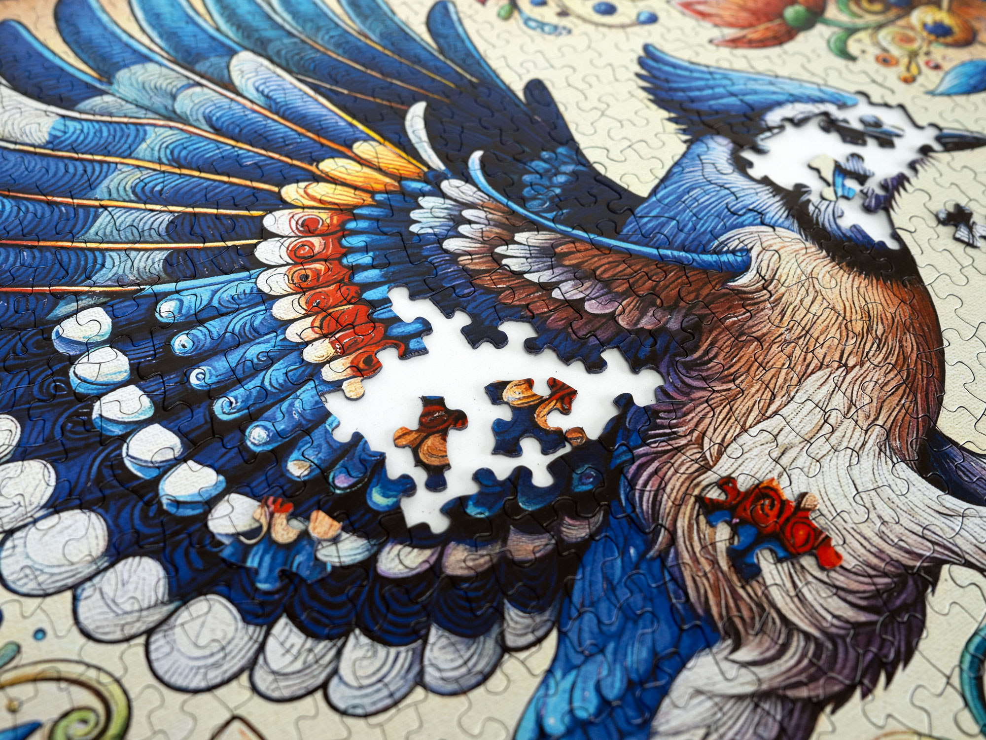 Blue Jay in Summer 1000 Piece Jigsaw Puzzle