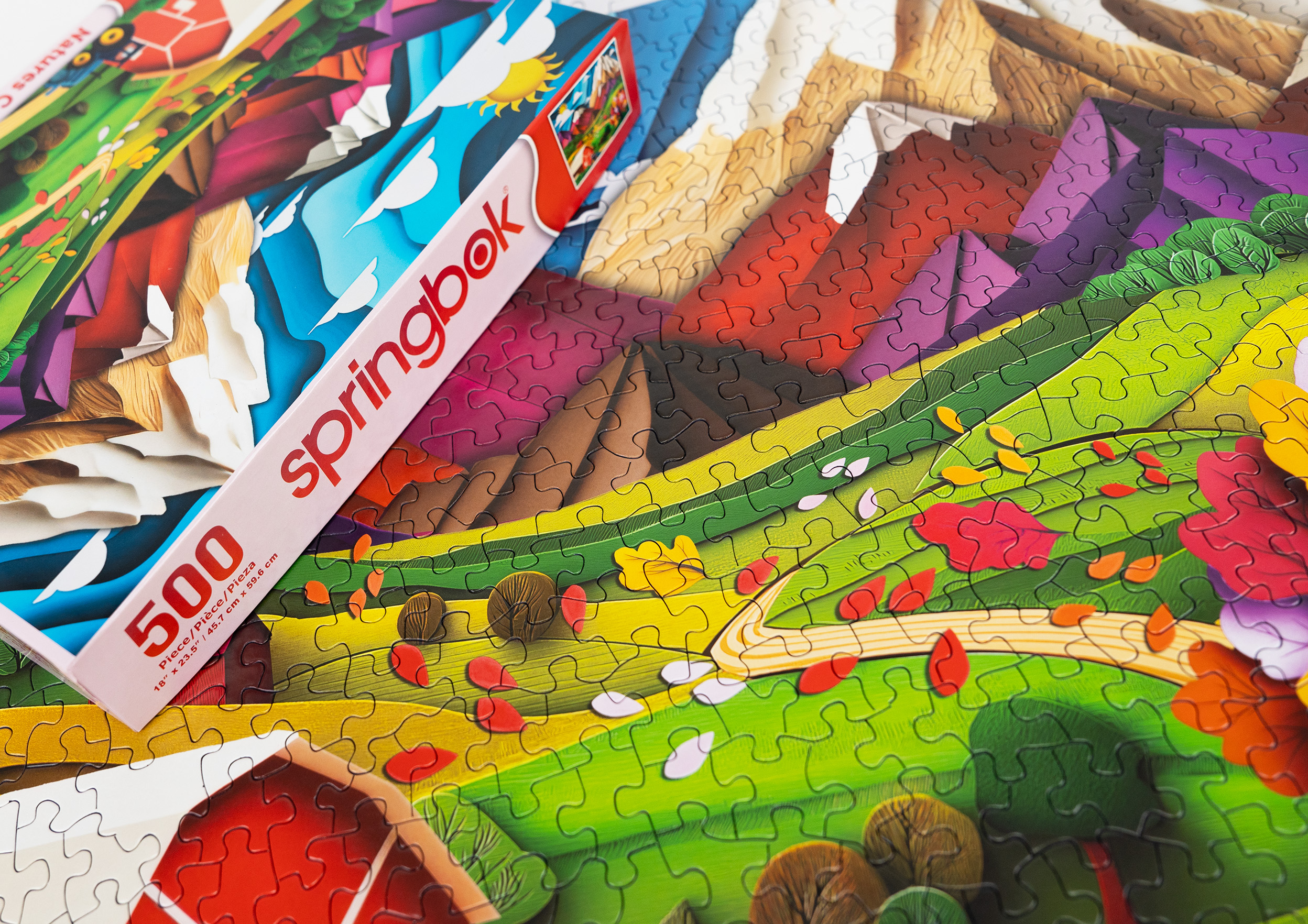 Galison Nature's Prism Puzzle – 500 Teile, Mit Canyon-Landschaft & Prismen-Effekt