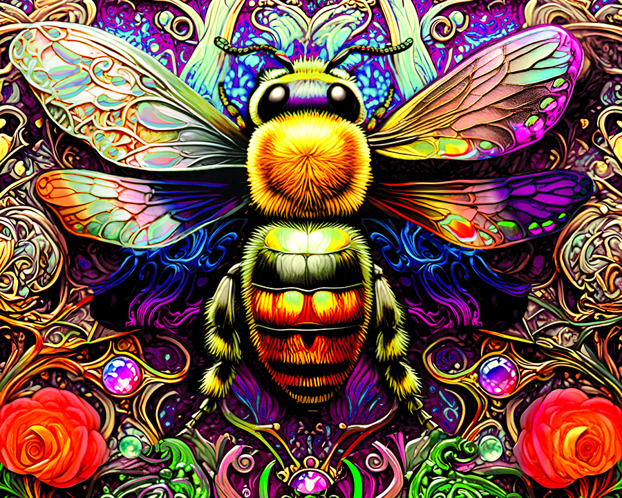 Amazing Bee 1000 Piece Jigsaw Puzzle