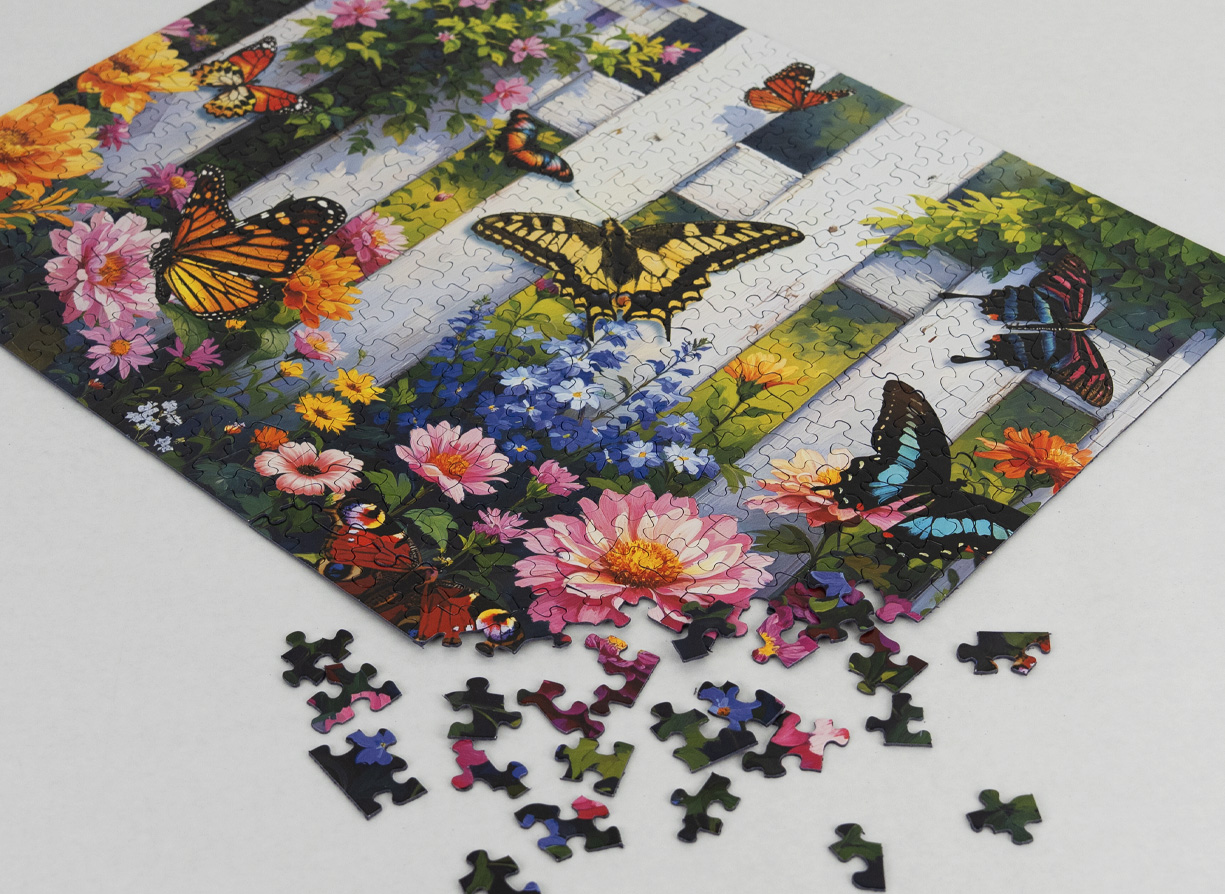 Butterfly Haven 500 Piece Jigsaw Puzzle