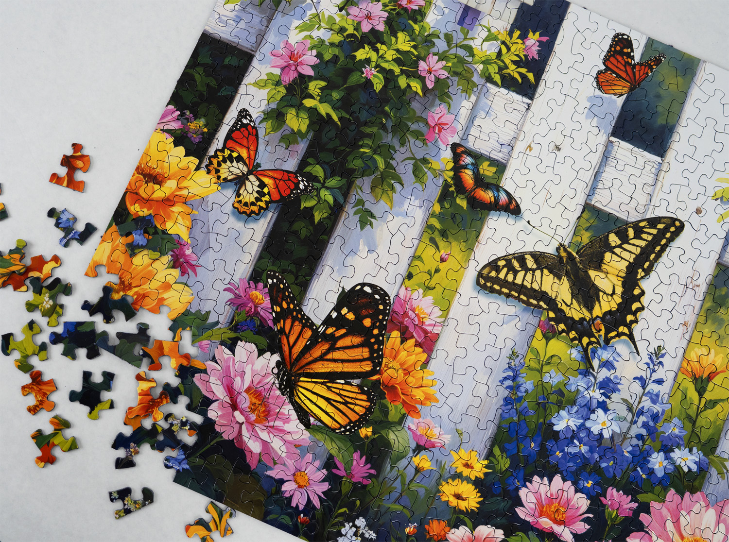Butterfly Haven 500 Piece Jigsaw Puzzle