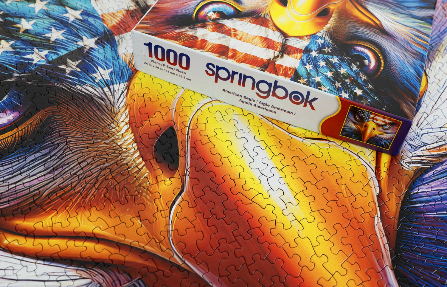 American Eagle 1000 Piece Jigsaw Puzzle