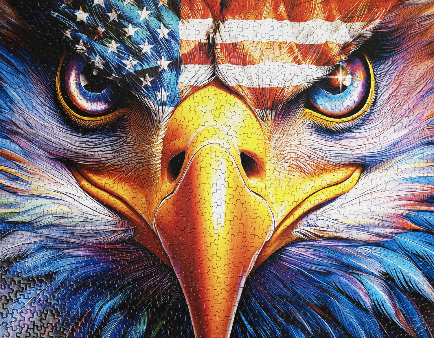 American Eagle 1000 Piece Jigsaw Puzzle