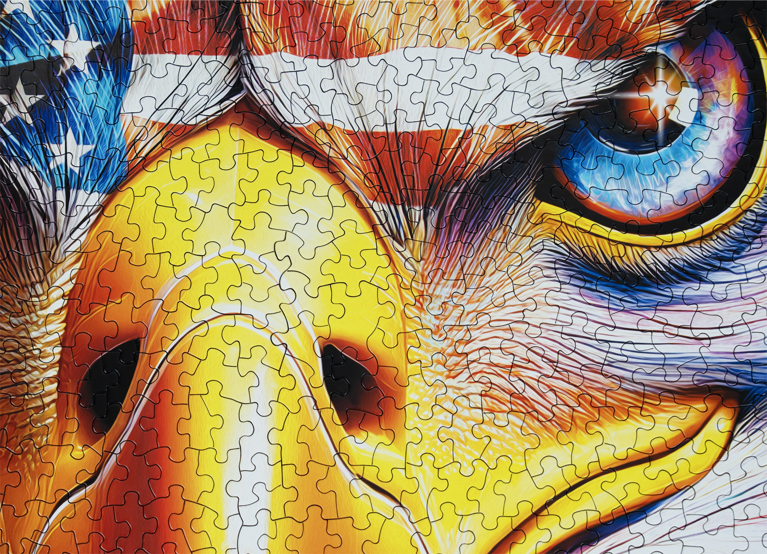 American Eagle 1000 Piece Jigsaw Puzzle