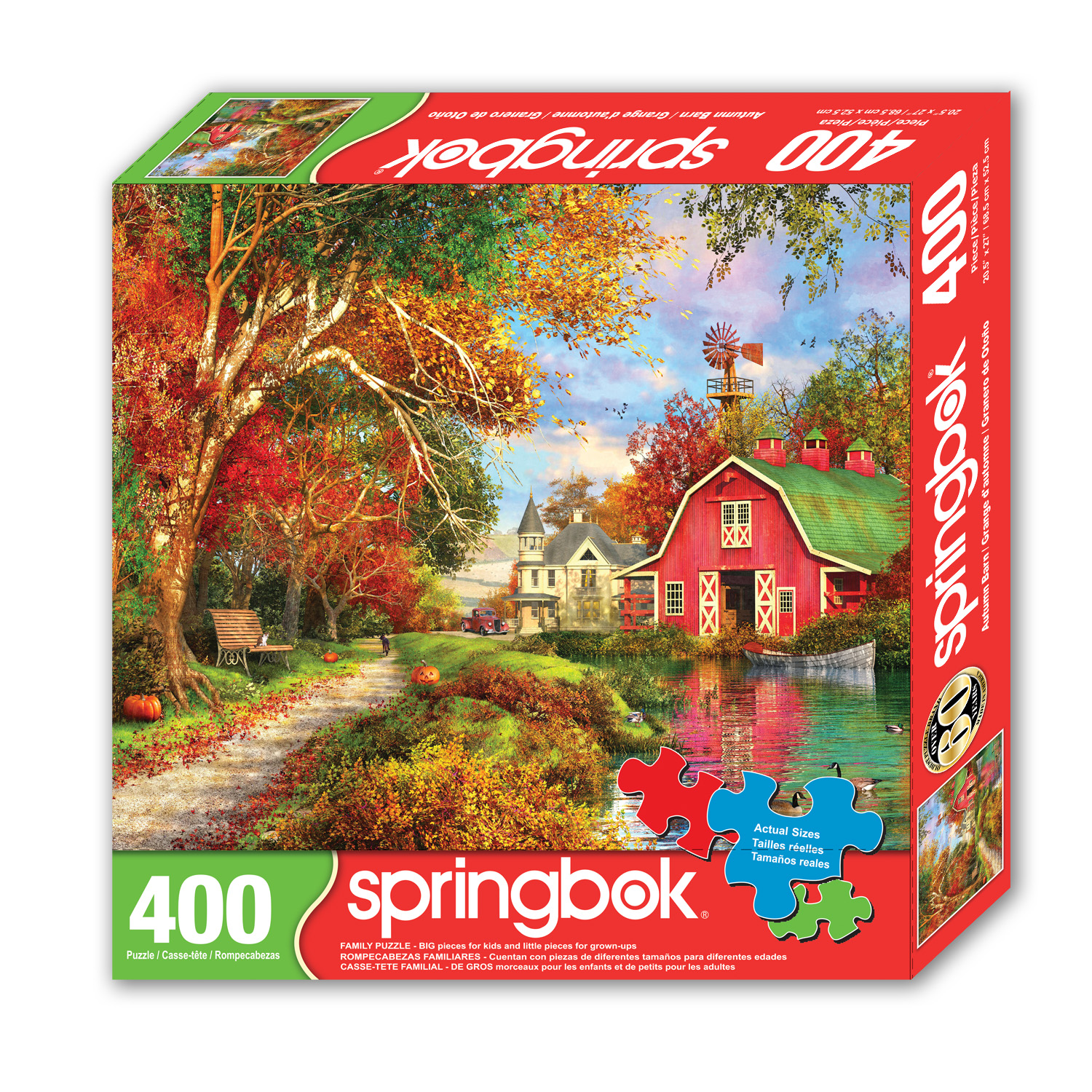 Autumn Barn 400 Piece Jigsaw Puzzle