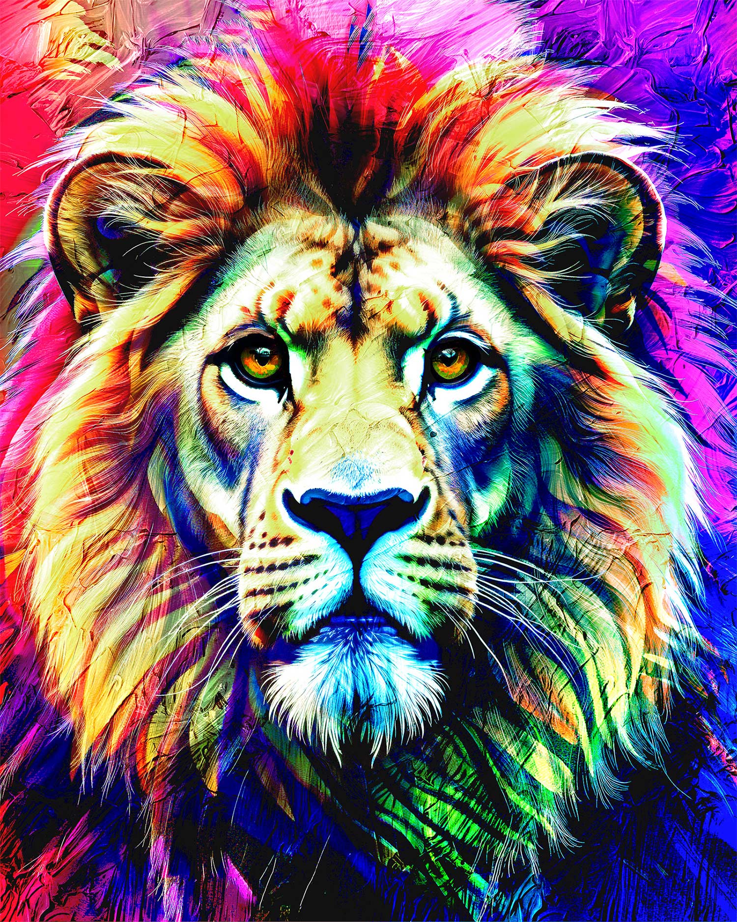 その他 multicolor Lion 33-01769-