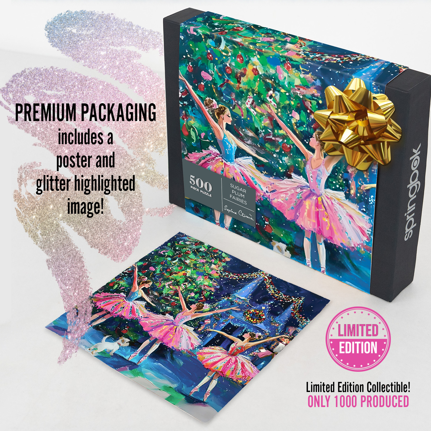 Limited Edition Premium Puzzle Sugar Plum Fairies 500 Piece