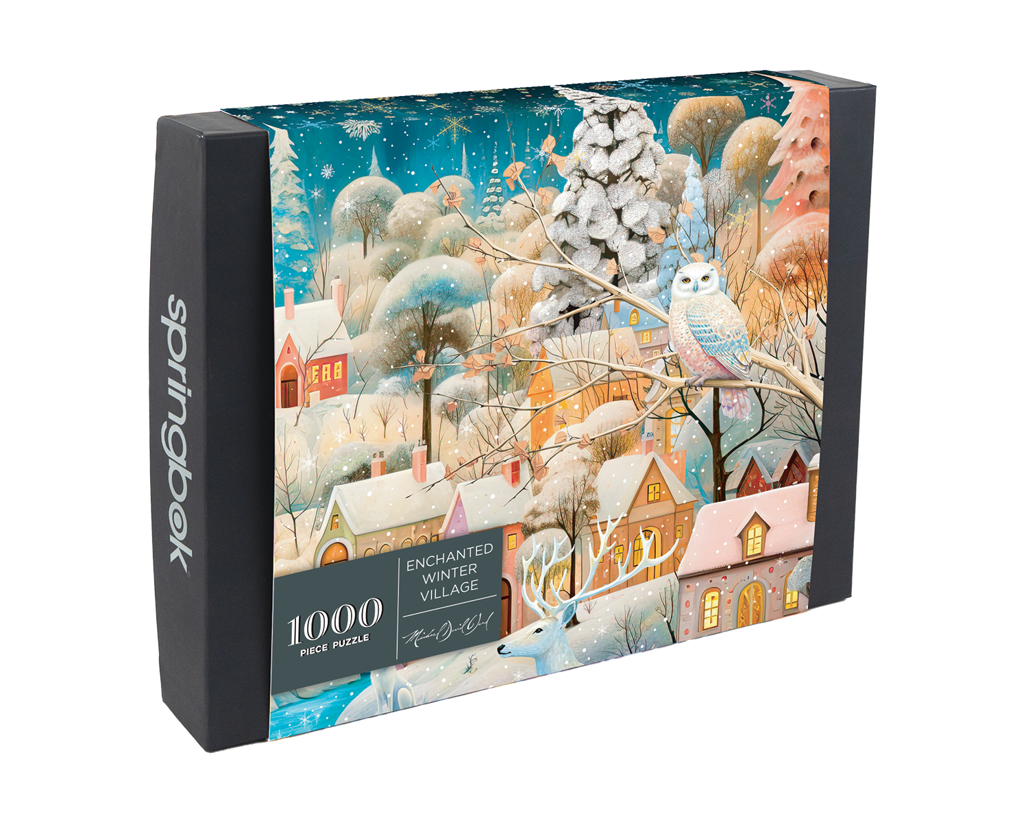 Limited Edition Premium Puzzle Enchanted Winter Village 1000 Piece