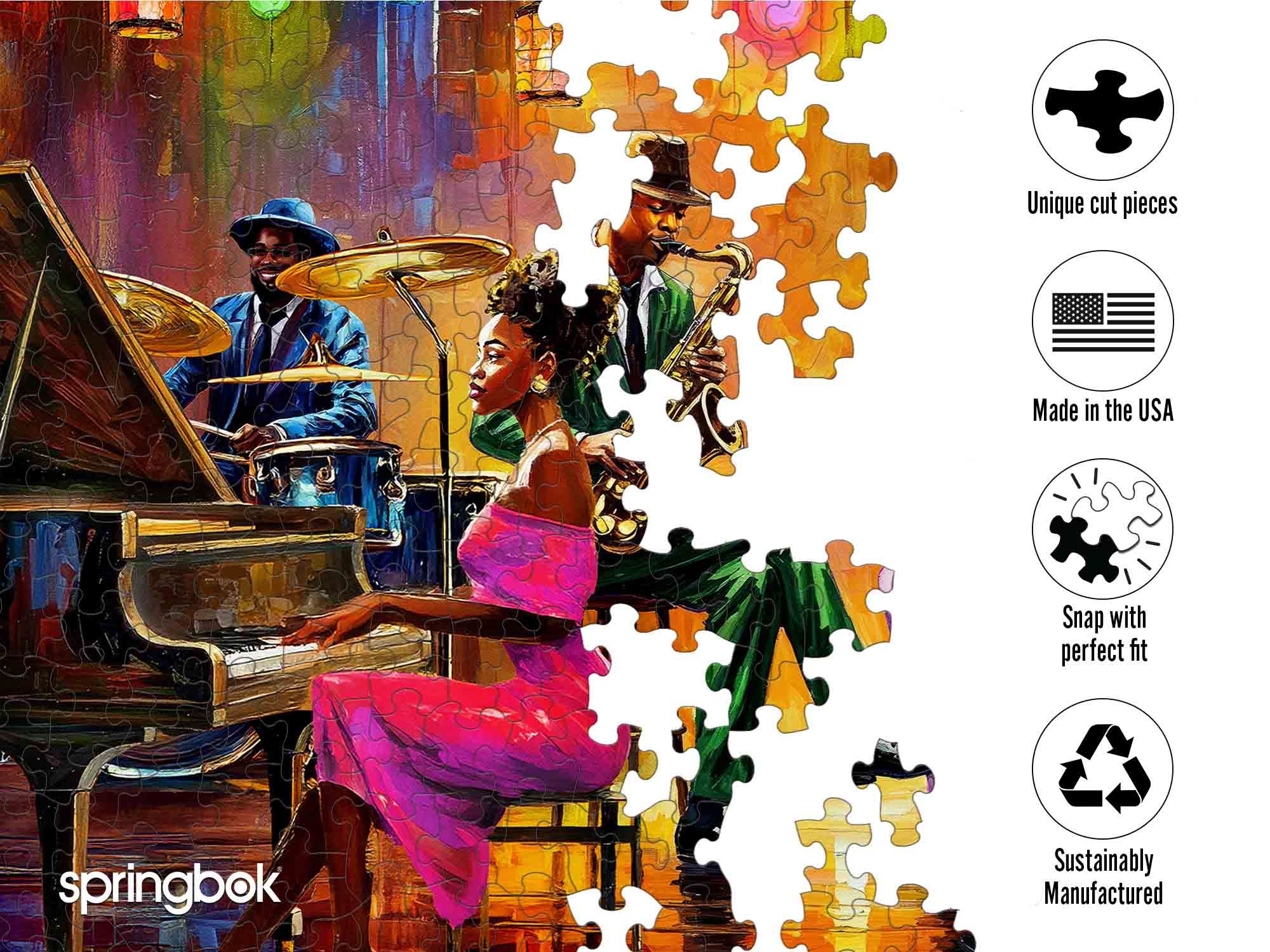 Neon Notes 1000 Piece Jigsaw Puzzle