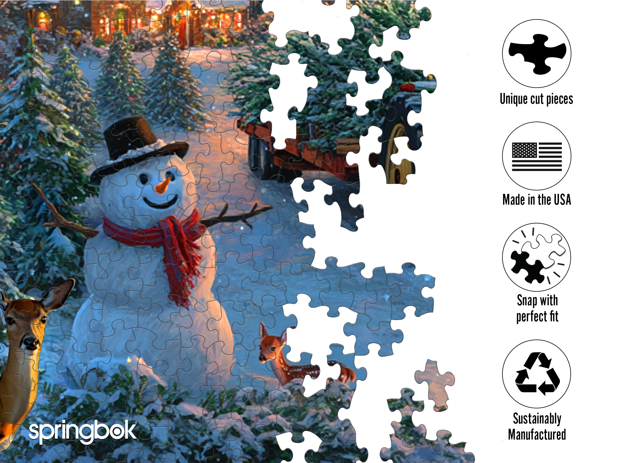 John Deere Bringing Home Christmas 1000 Piece Jigsaw Puzzle