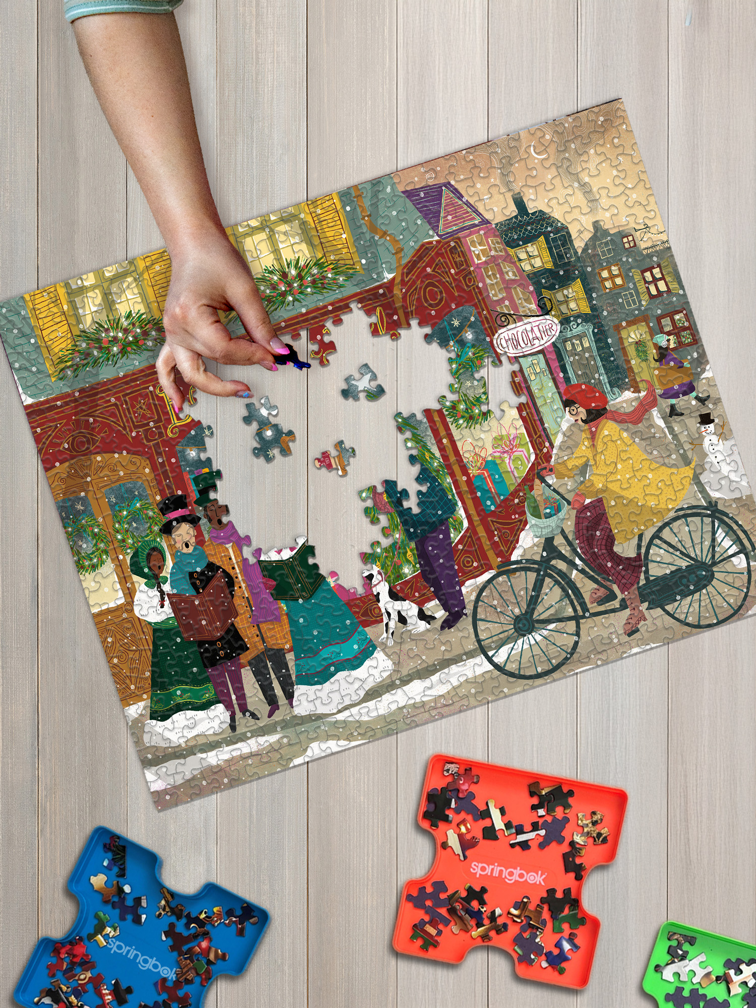 Boutique de Noel 500 Piece Jigsaw Puzzle
