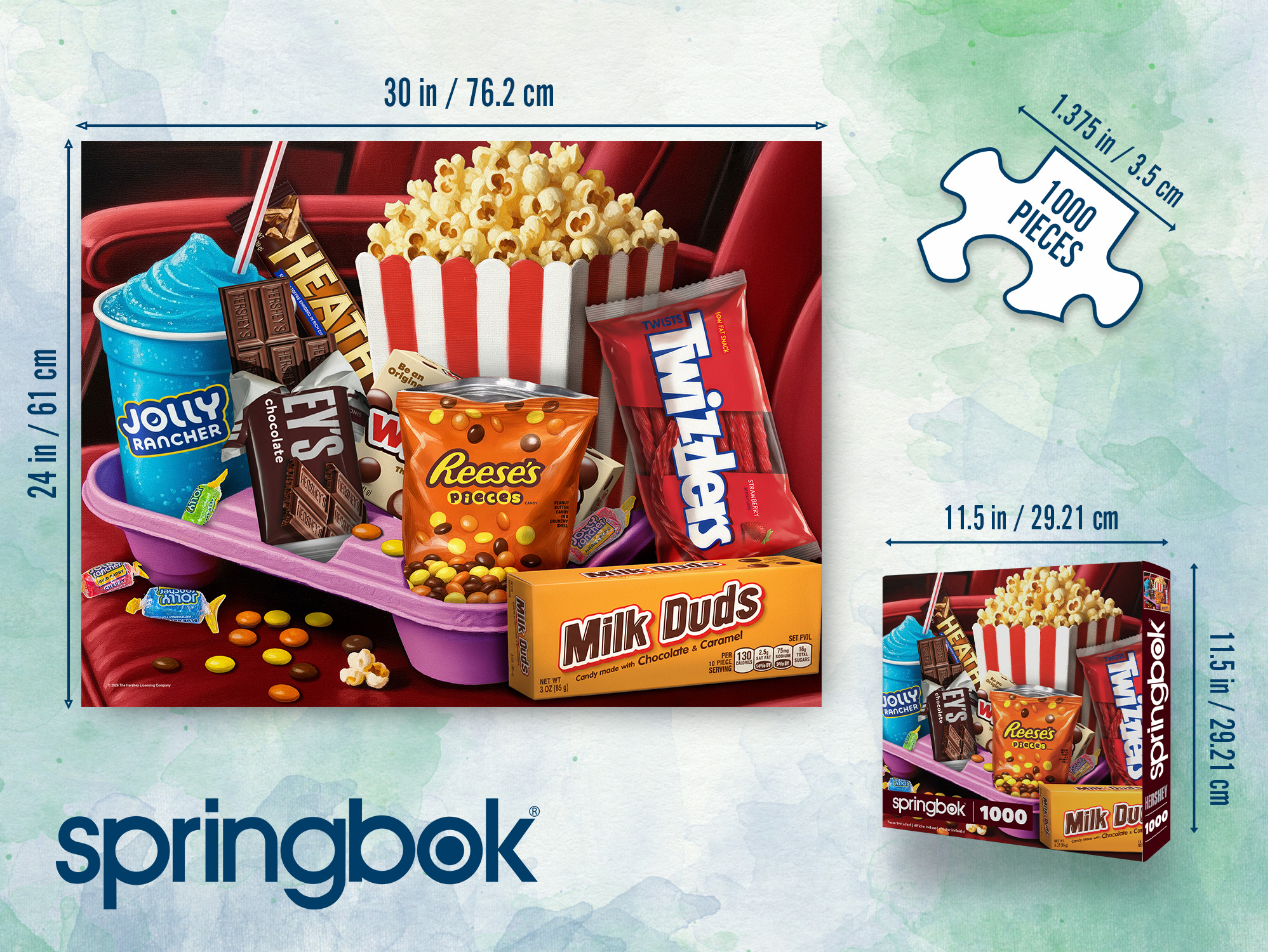 Hershey's Movie Night Treats 1000 Piece Jigsaw Puzzle