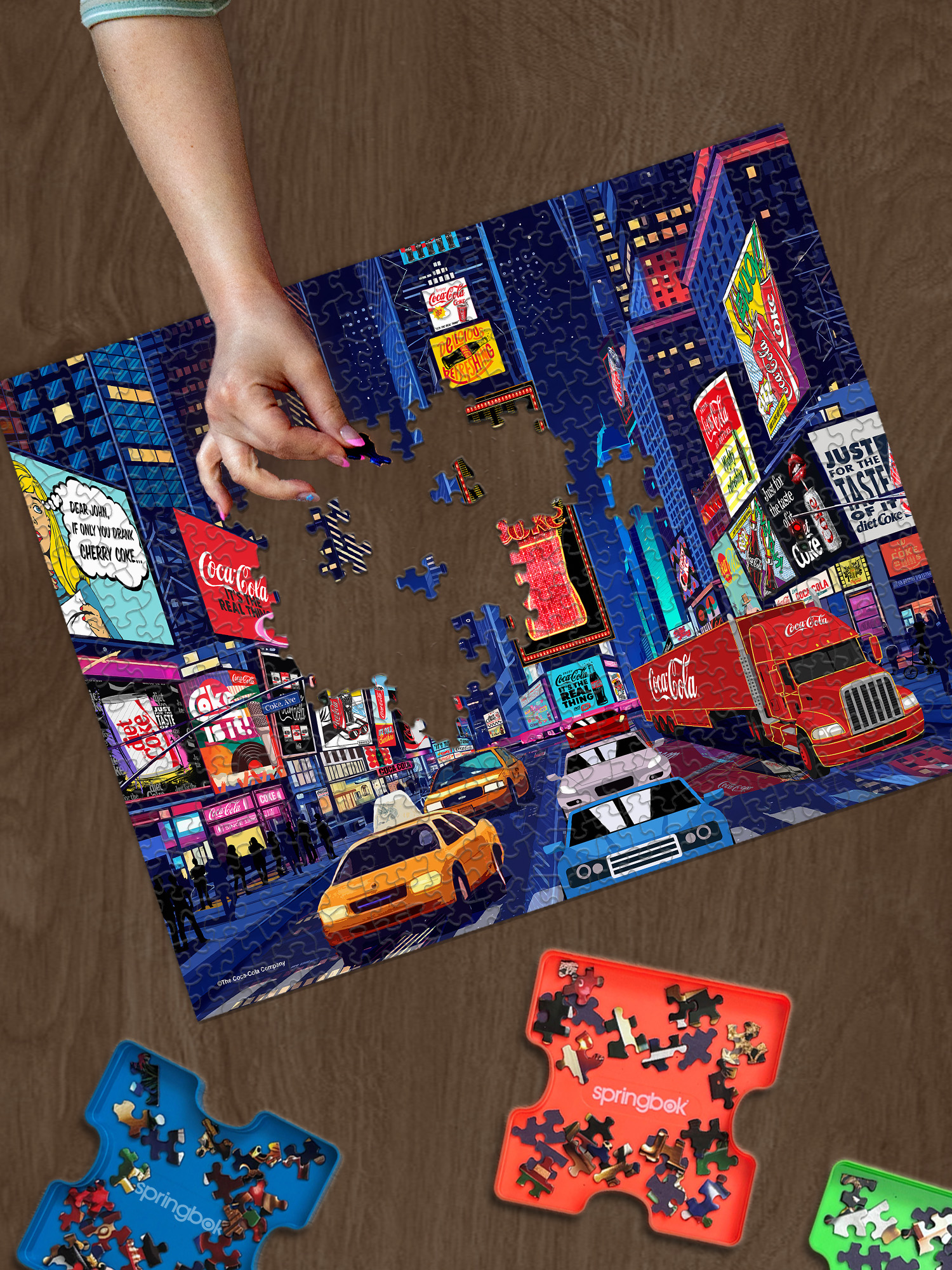 Coca-Cola City Nights 1000 Piece Jigsaw Puzzle