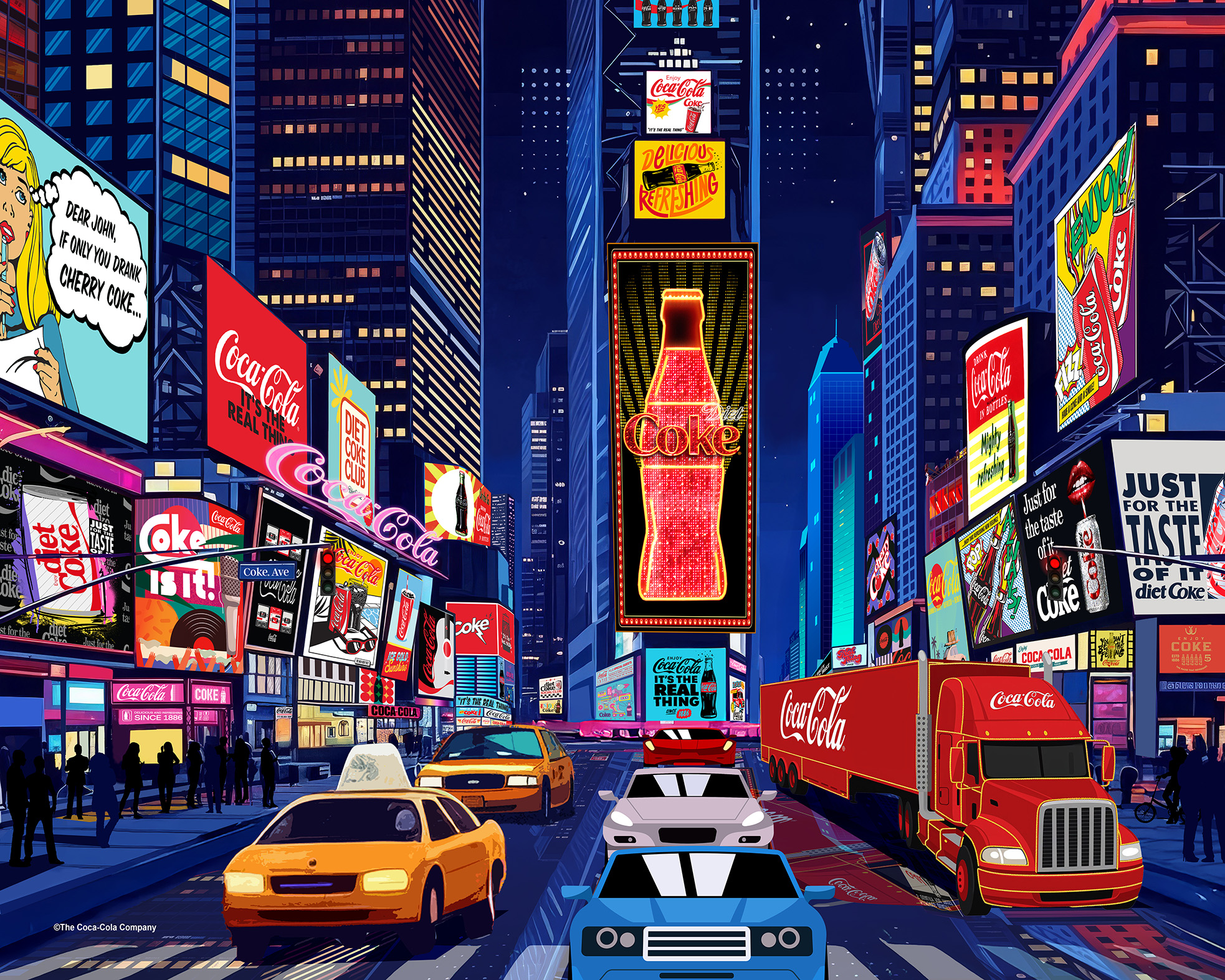 Coca-Cola City Nights 1000 Piece Jigsaw Puzzle
