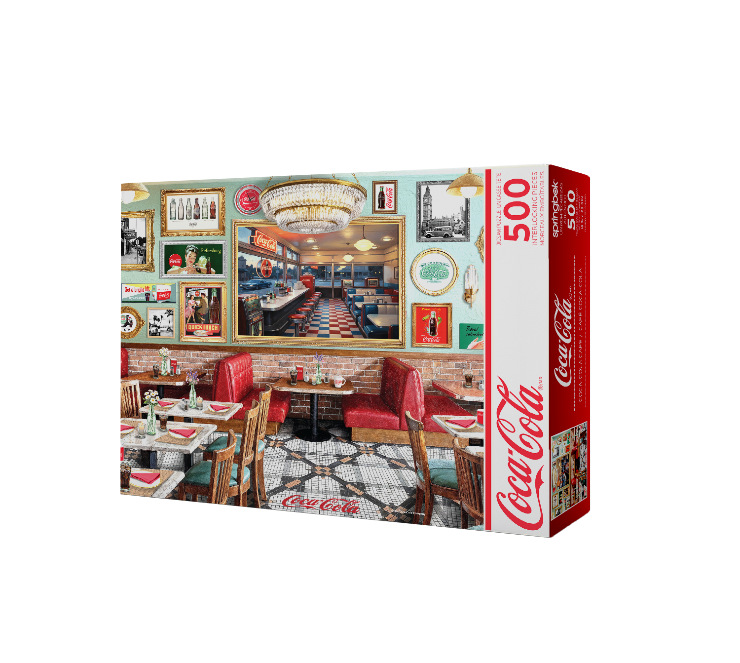 Coca-Cola Cafe 500 Piece Jigsaw Puzzle