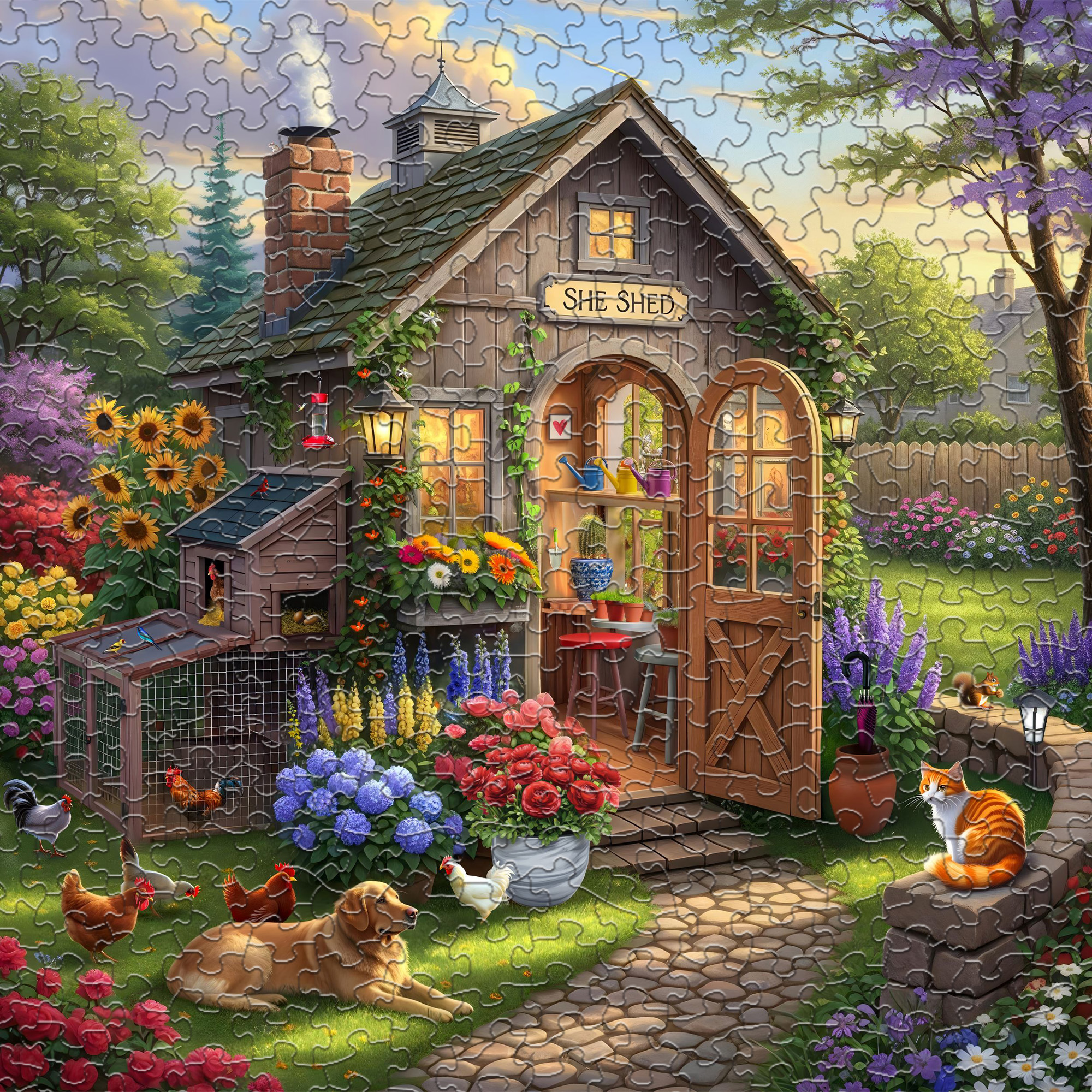 The Garden Shed 500 Piece Jigsaw Puzzle