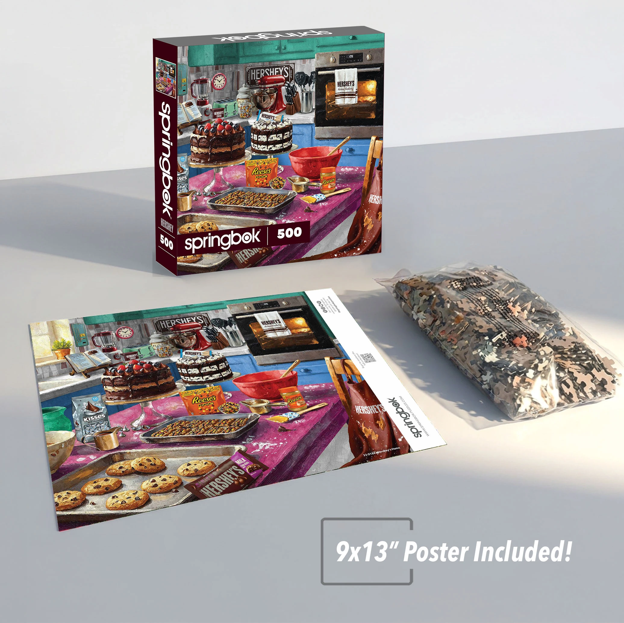 Rompecabezas Spin Master Hershey De 500 Piezas – ¡multicolor Y Súper Entretenido!