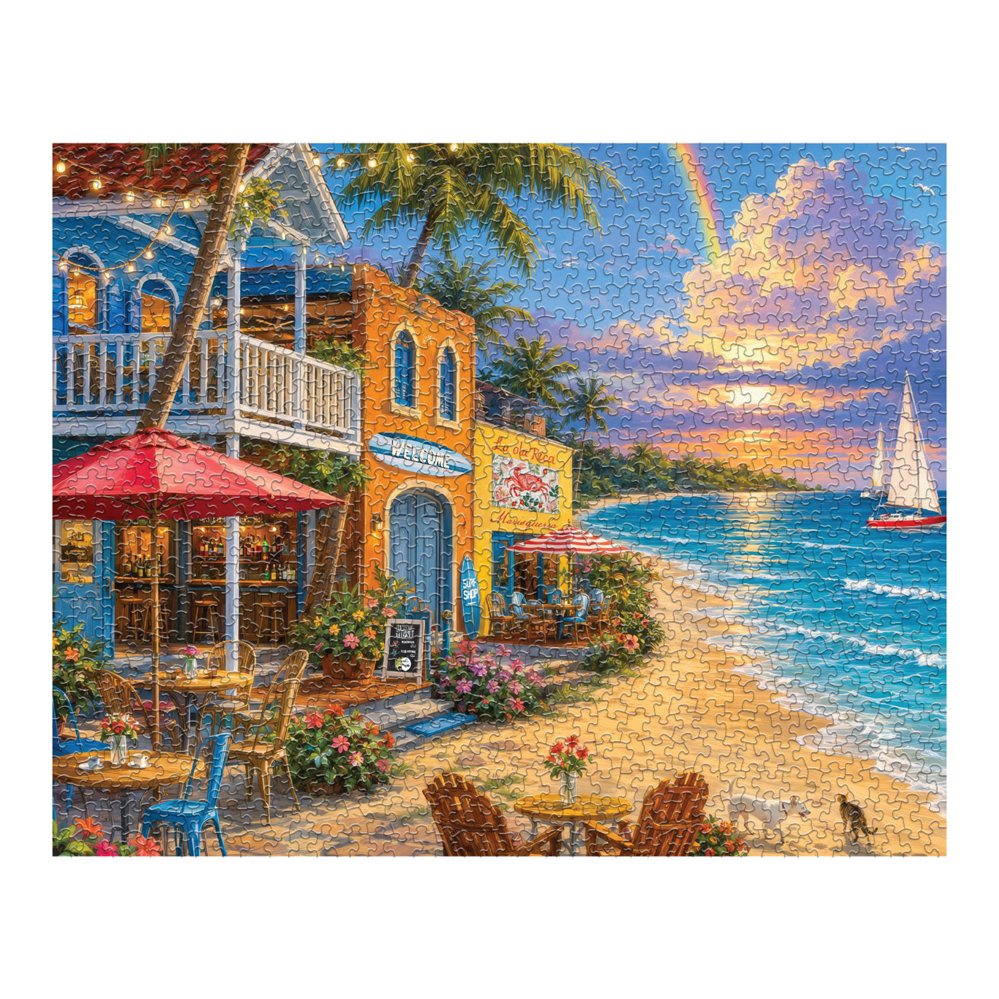 Beachside Retreat 1000 Piece Jigsaw Puzzle