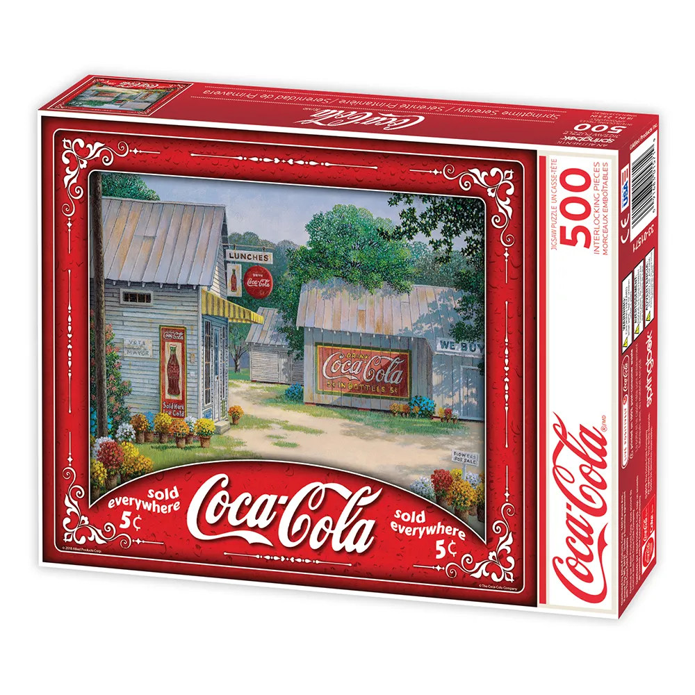 Springbok's 500 Piece Jigsaw Puzzle Coca-Cola Country General - Made in  USA, 1 - Kroger