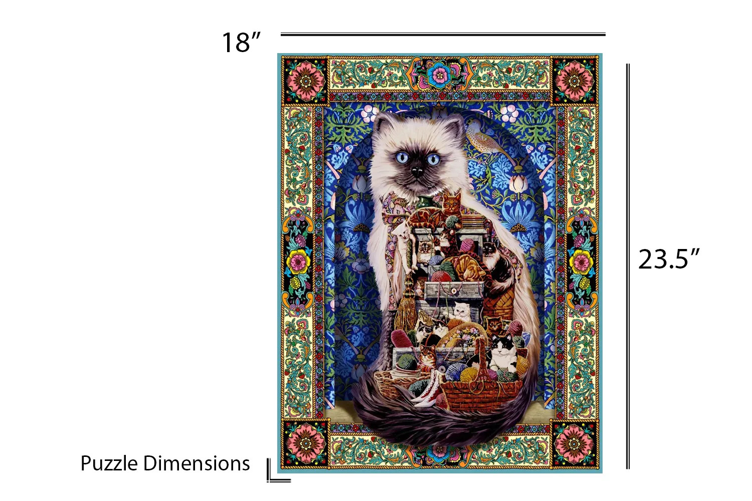 ♡猫 パズル 500ピース Springbok ジグソーパズル 猫好き Cats Galore 500 Piece Jigsaw Puzzle From Springbok Puzzles