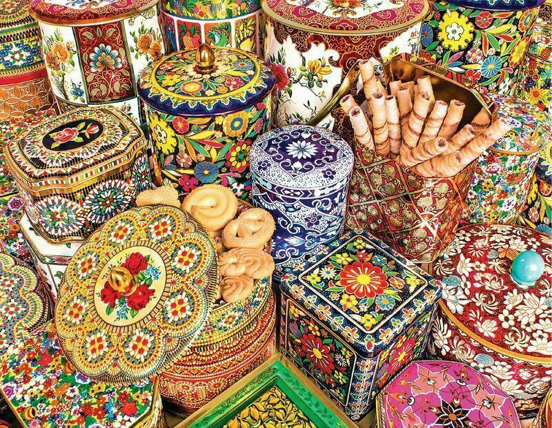 Cookie Tins 500 Piece Jigsaw Puzzle