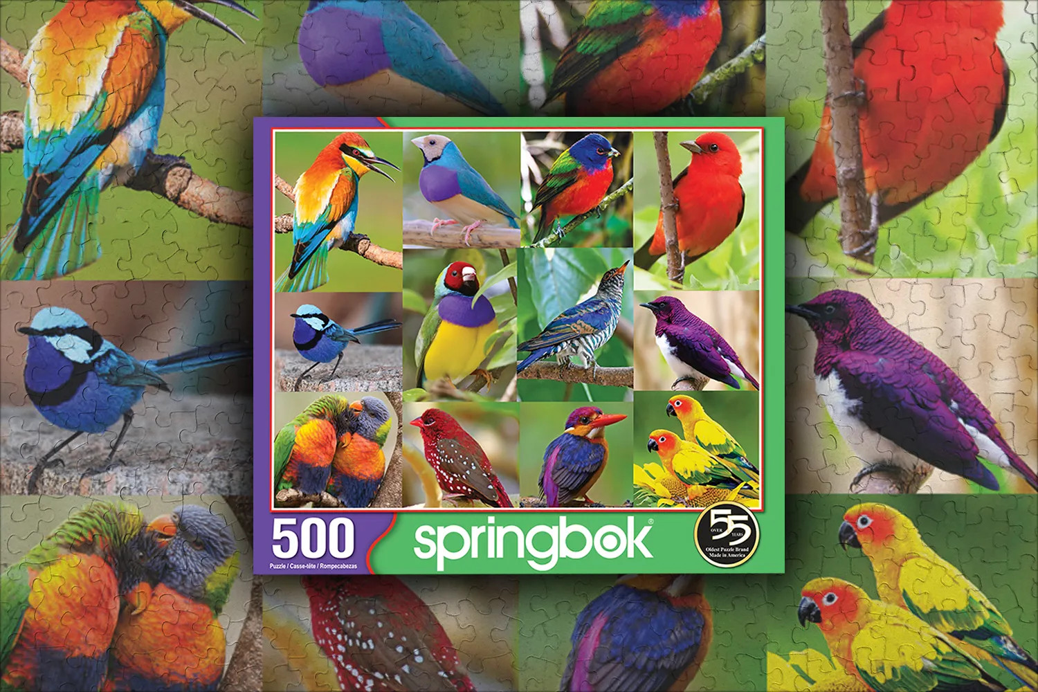 Springbok 500ピース ジグソーパズル バーズ オブ パラダイス Birds of Paradise 500 Piece Jigsaw Puzzle