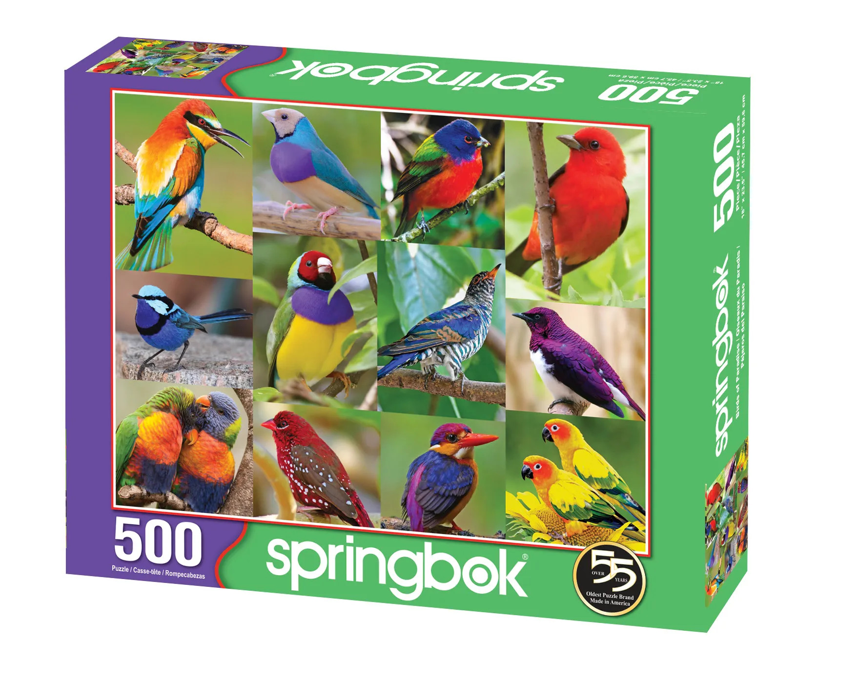 Springbok 500ピース ジグソーパズル バーズ オブ パラダイス Birds of Paradise 500 Piece Jigsaw Puzzle