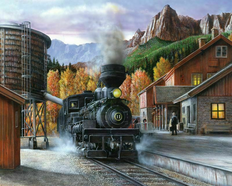 Mountain Express 1000 Piece Jigsaw Puzzle
