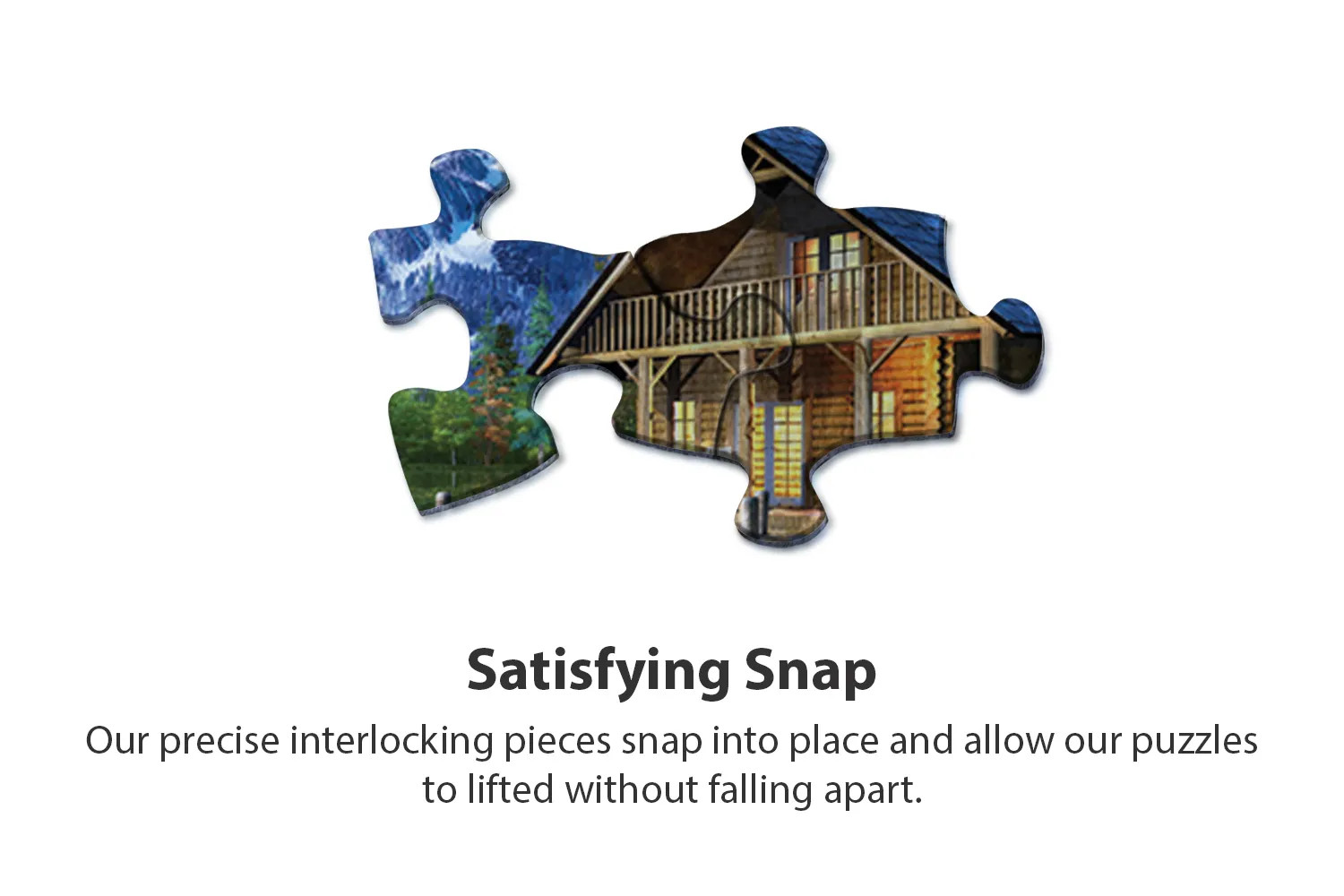 White Mountain Puzzles Lake Retreat 1000 Piece Jigsaw | Scenic Cabin Landscape Puzzle