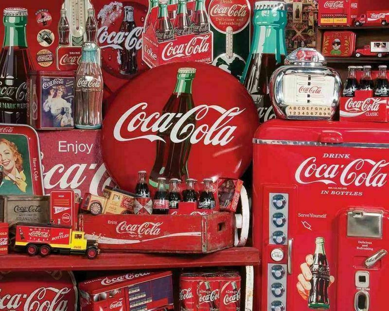 1000 Piece Puzzle - Coca-Cola History – cardsandaccents