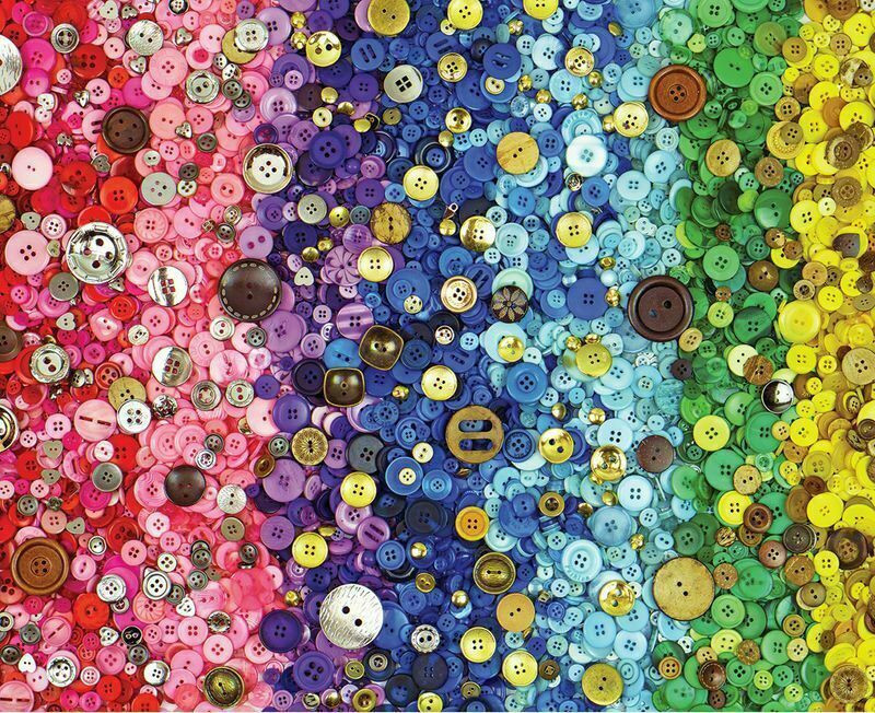 Colorful Buttons 1000 Piece Puzzle By Bignazik, 880960313460, Sure