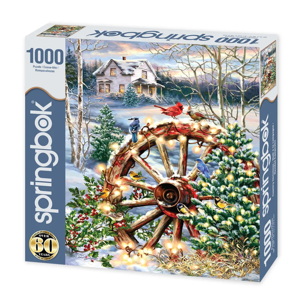 Springbok's 1000 Piece Jigsaw Puzzle Christmas Village - Made in USA