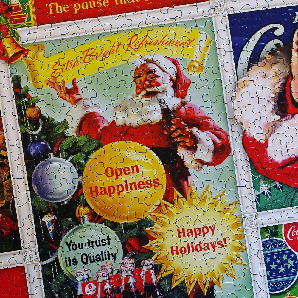 Holiday Tidings 1500 Piece Coca Cola Puzzle