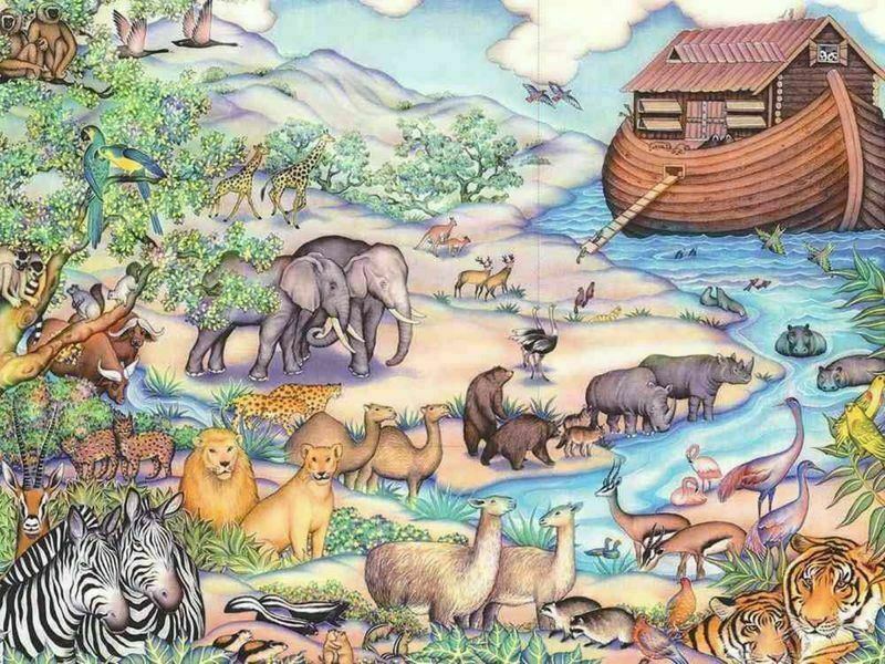 NOAH no HAKOBUNE＆Atlantis COMPLETE BOX Amazon.com: Springbok's 400 Piece Family Jigsaw Puzzle