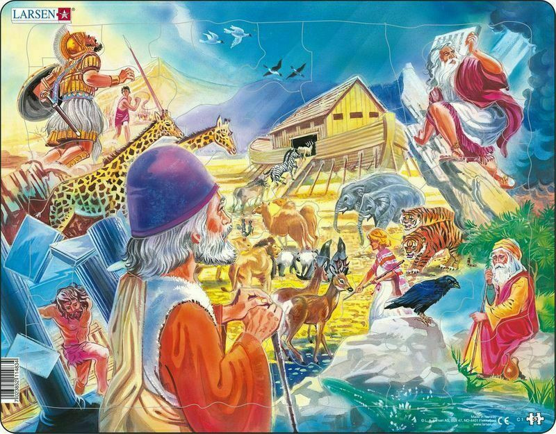 Jigsaw puzzle Biblical David and Goliath 100 piece NEW made in the USA