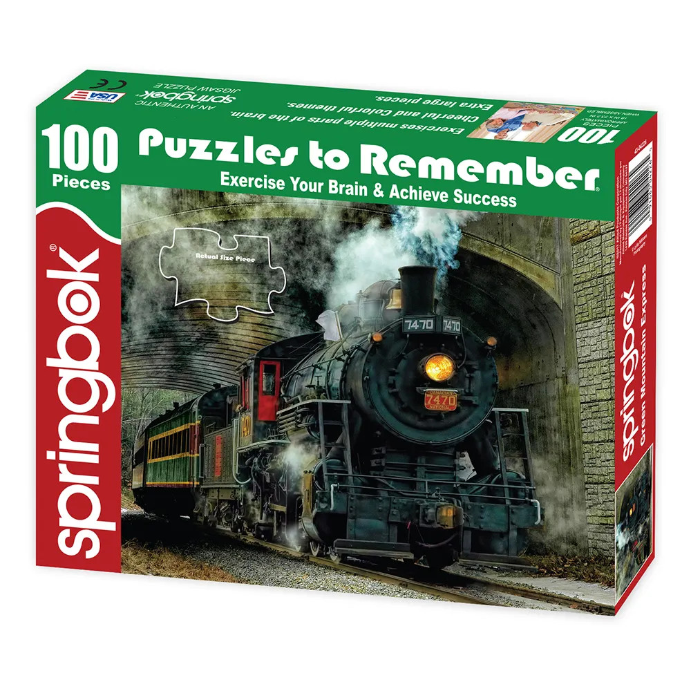 Green Mountain Express 100 Piece Jigsaw Puzzle