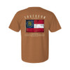 Southern Strut Georgia Flag Unisex Comfort Colors Short Sleeve T-Shirt