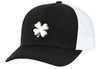 Men's Lucky Clover Shamrock Center Embroidered Golf Mesh Back Trucker Hat