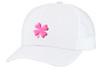 Men's Lucky Clover Shamrock Center Embroidered Golf Mesh Back Trucker Hat