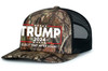 Trenz Shirt Company Political Elect That MF'ER Again Trump 2024 Embroidered Trucker Mesh Snapback Hat