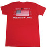 Over Under Youth Made in The USA Tee Shirt yl Red