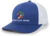 Heritage Pride Colorful Mallard Wood Duck Mens Embroidered Mesh Back Trucker Hat Baseball Cap