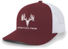 Heritage Pride Deer Skull Antlers Arrow Mens Mesh Back Trucker Hat Baseball Cap