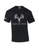 Heritage Pride Deer Head Skeleton Arrow Outdoors Men's Short Sleeve T-shirt Graphic Tee