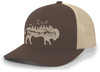 Heritage Pride Mens Trucker Hat Embroidered Wild Buffalo Outdoor Hat Baseball Cap